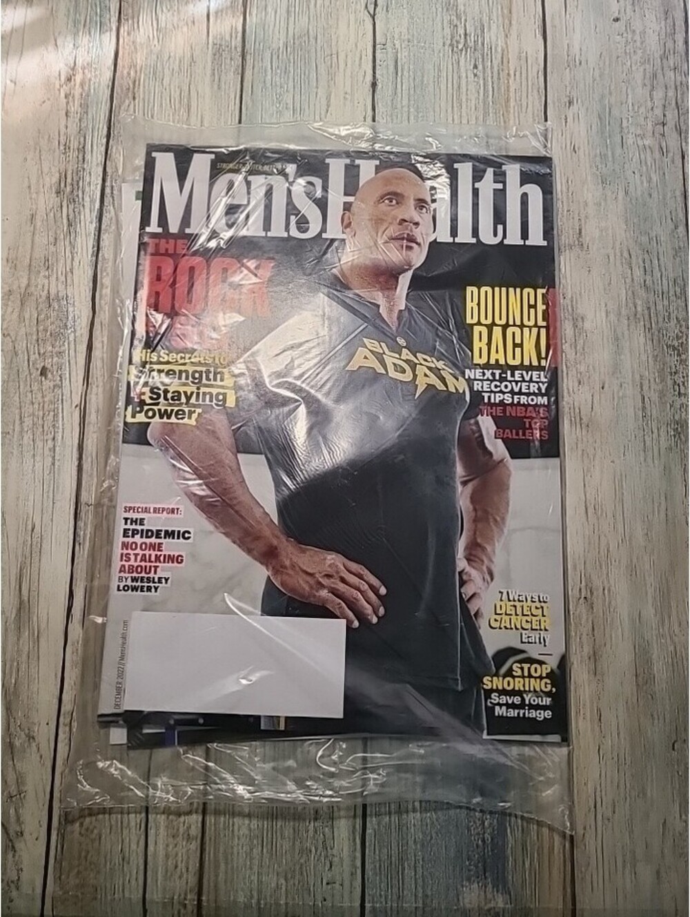 THE ROCK Men's Health Magazine December 2022 Issue * Brand New, Sealed